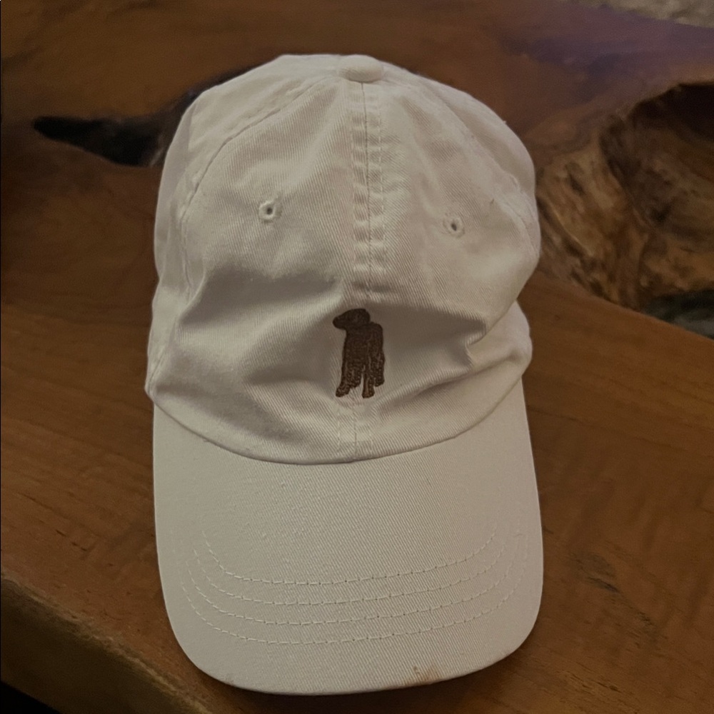 Simply Southern White Cap with Brown Labradoodle Goldendoodle Logo